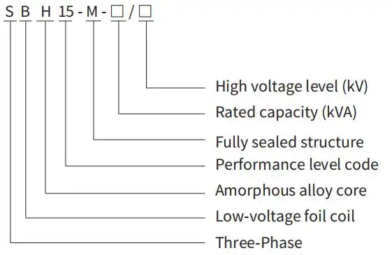 S (B) H15 Series Oil-immersed Amorphous Alloy Transformer