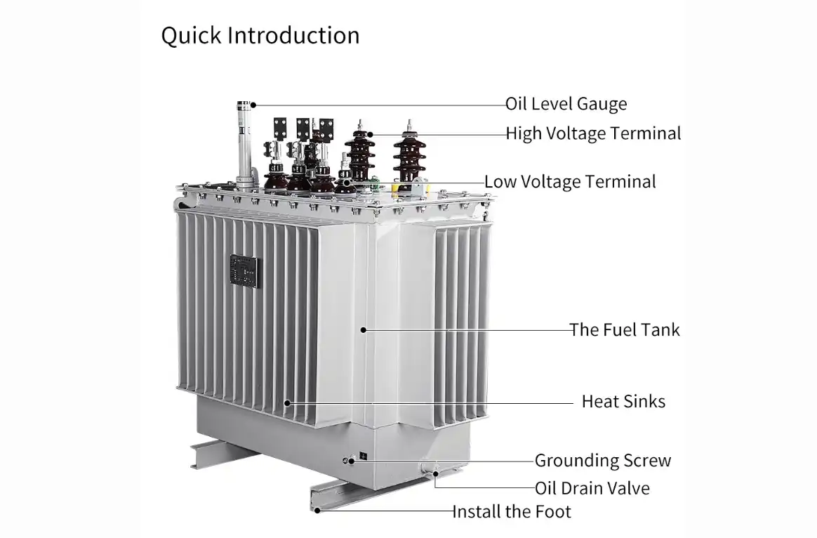 S (B) H15 Series Oil-immersed Amorphous Alloy Transformer