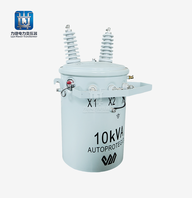 Single-phase overhead distribution transformer